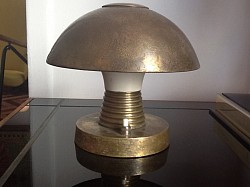 Jacques Émile ruhlmann lampe bronze