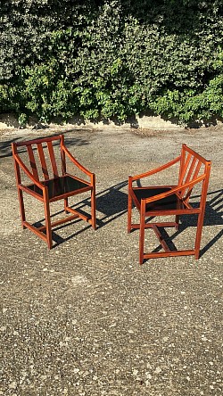 Fauteuils modernistes Danemark 1970