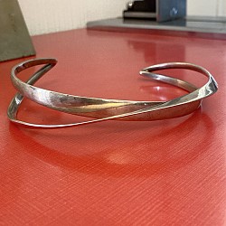 moniquet Collier argent 1970