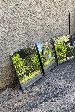 Miroir BROT 1930 rare grand modèle mirophar central