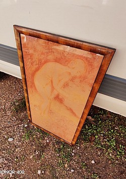 Tableau sanguine art nouveau