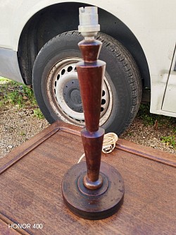 Pied de lampe bois 1925