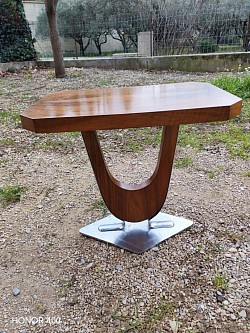 Jacques adnet attribué table moderniste 1930