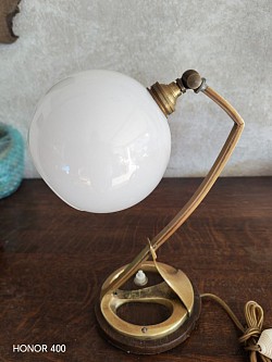 Lampe moderniste bronze 1930