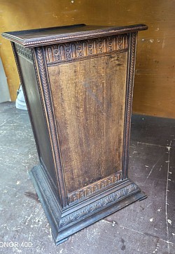 Arts & Crafts pupitre rangement rideau tissus a systeme