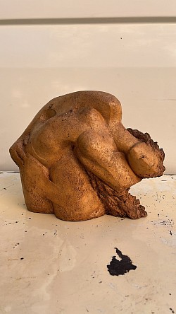 Faure de Montserrat sculpture terre cuite