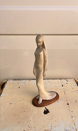 Sculpture plomb laqué 1940